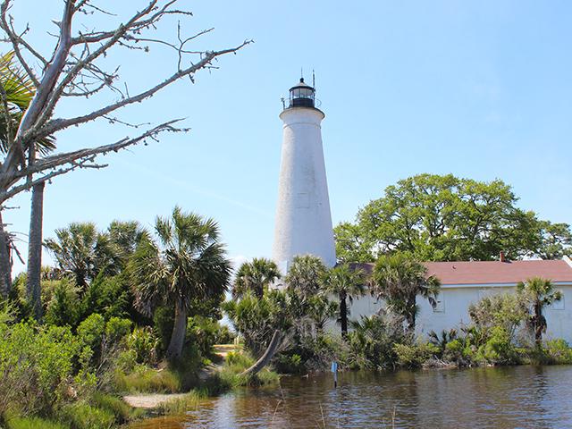 Lighthouse Near Church with Church Insurance in Quincy, FL